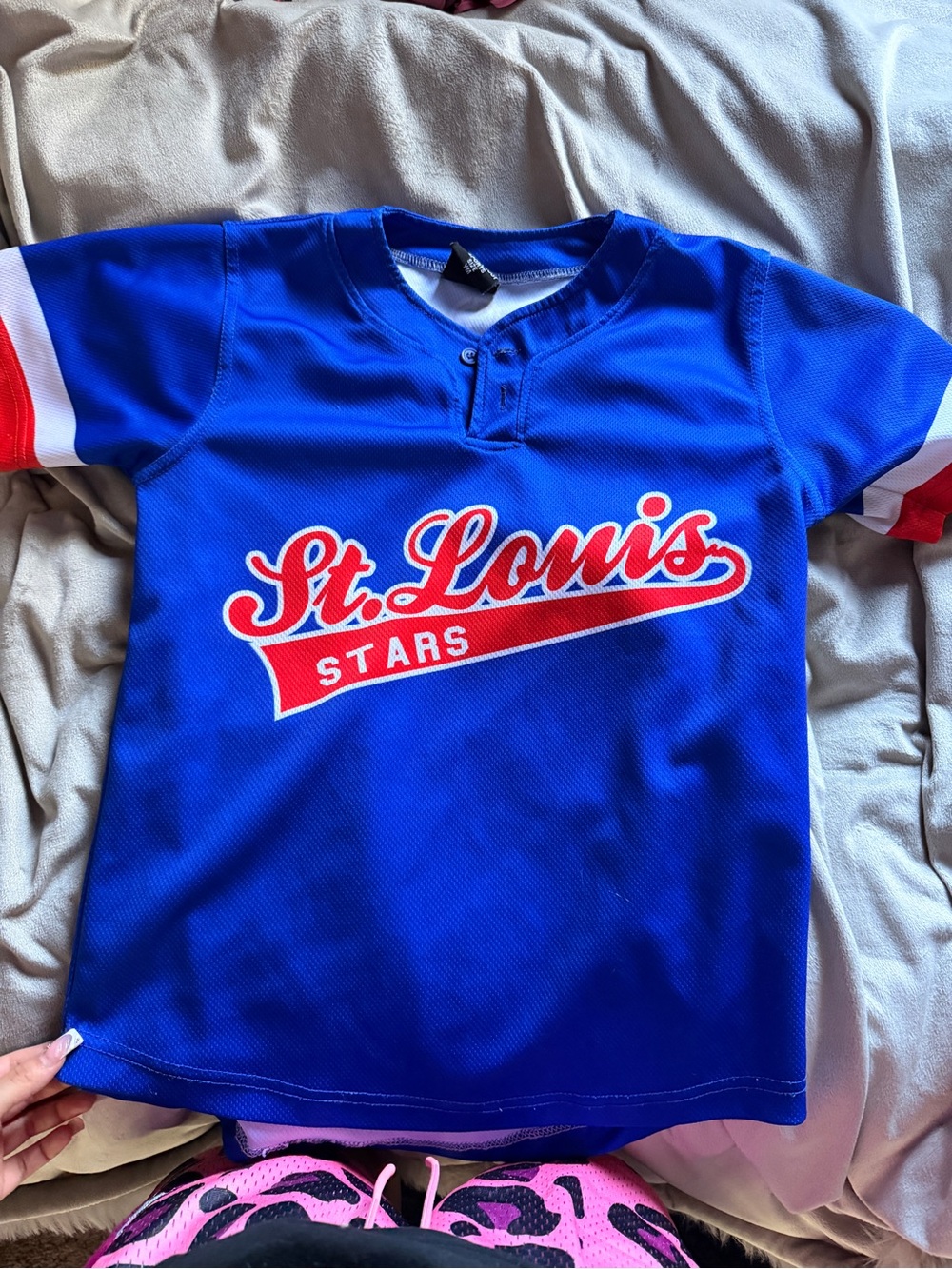 Kids Royal Blue Baseball Jersey